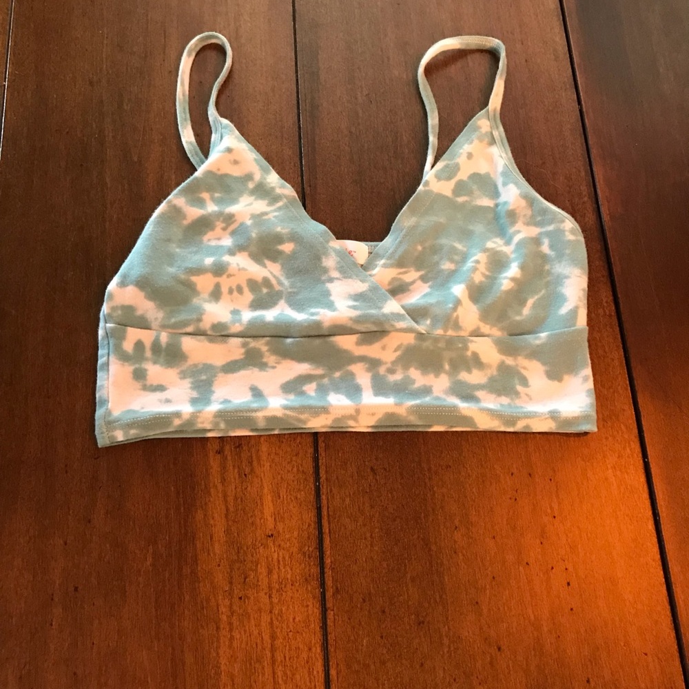 Blue Tie Dye Bralette